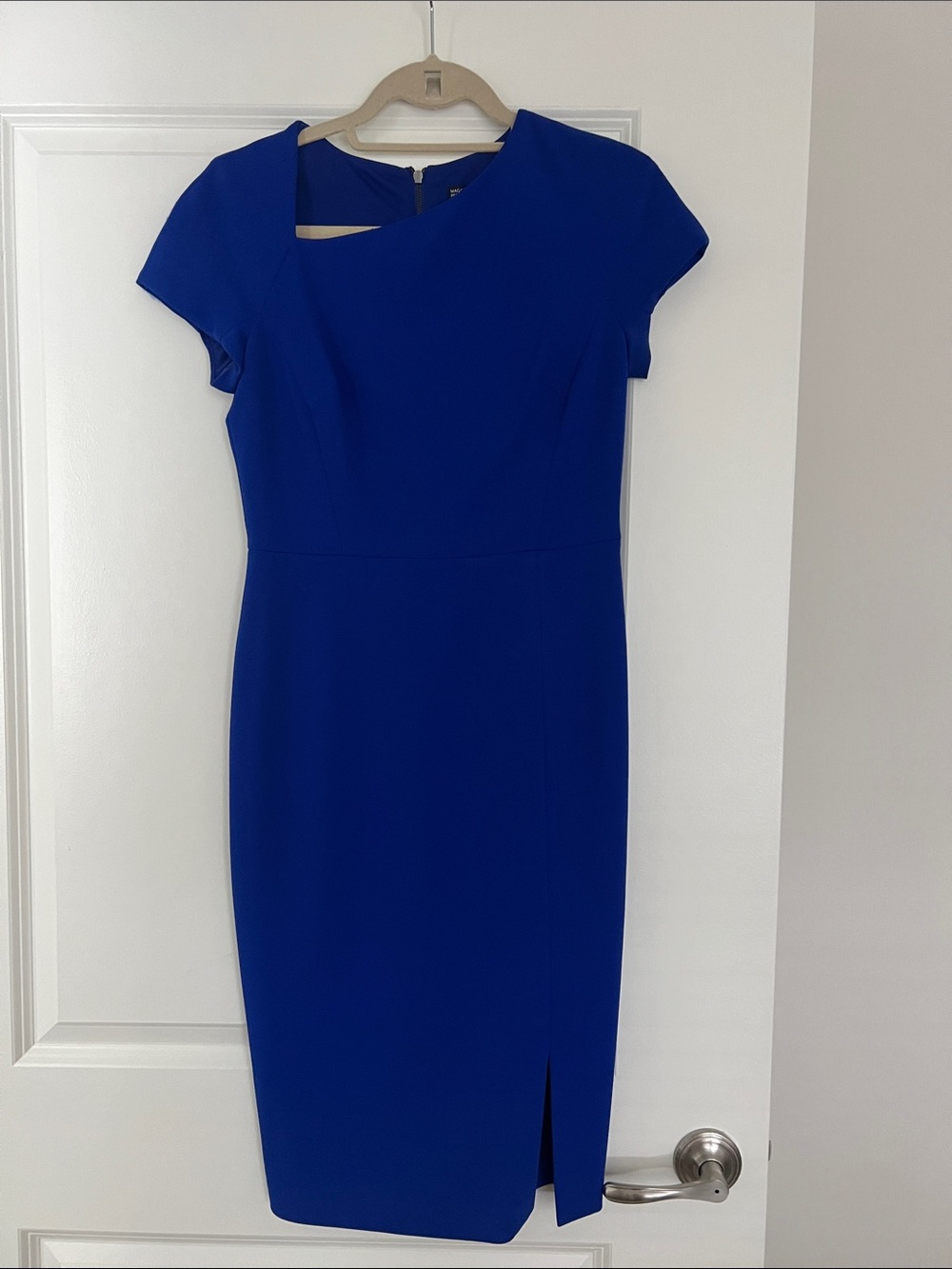 Maggy London Royal Blue Midi Sheath Dress